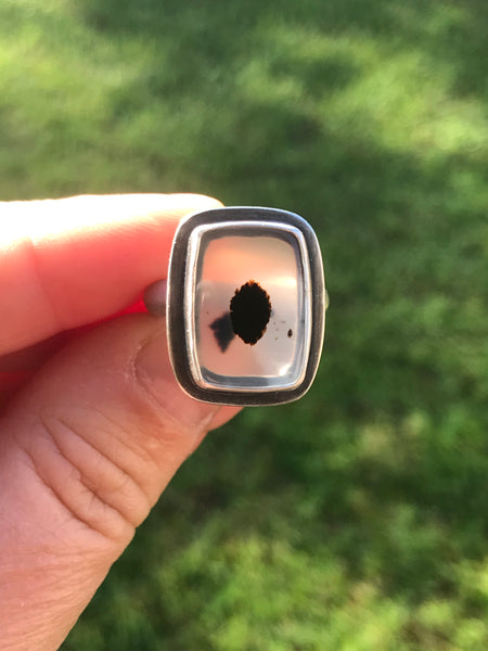 Montana Agate Ring, Size 6