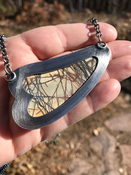 Cherry Creek Jasper Love Necklace