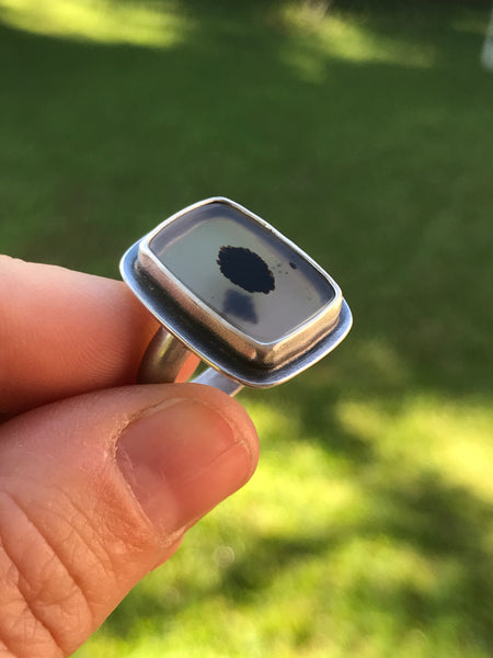 Montana Agate Ring, Size 6