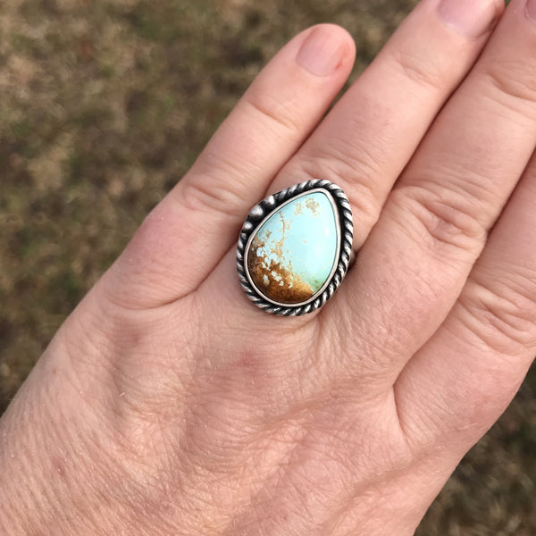 Royston Turquoise Ring, Size 7