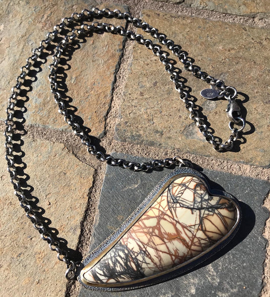 Cherry Creek Jasper Love Necklace