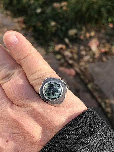 Black Pearl Variscite, size 6.5