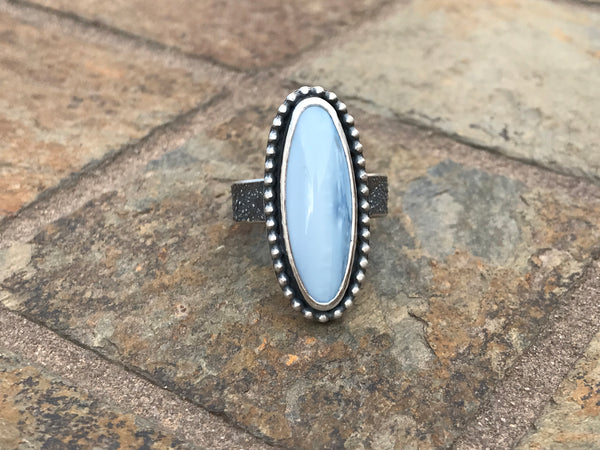 Oregon Denim Opal Ring, Size 8