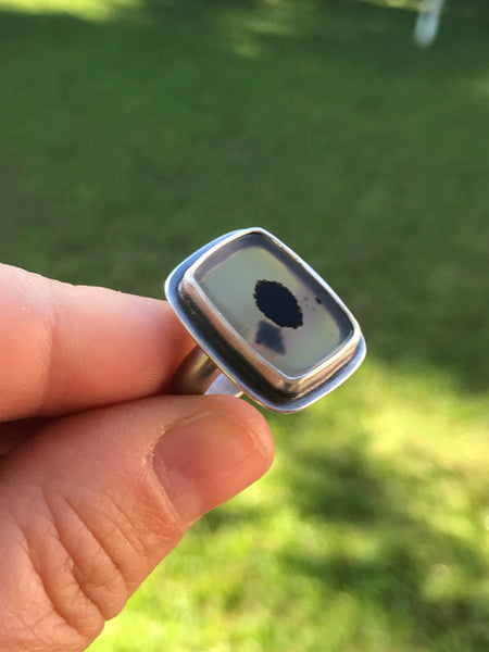 Montana Agate Ring, Size 6