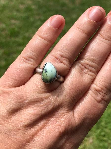 Lyon Turquoise Ring, Size 7.5