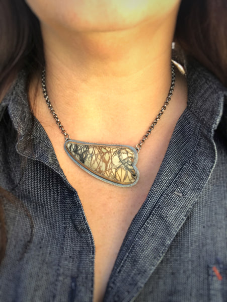 Cherry Creek Jasper Love Necklace