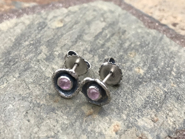 San Diego Tourmaline poppy stud earrings