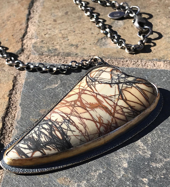Cherry Creek Jasper Love Necklace