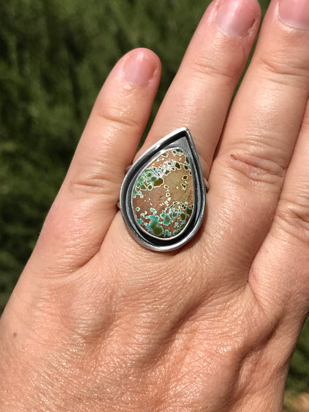 Troy Springs Turquoise ring, size 7