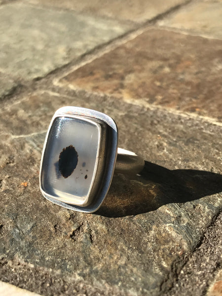 Montana Agate Ring, Size 6