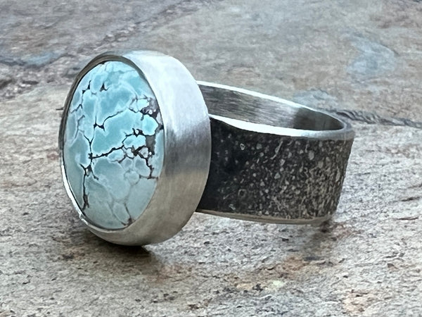 Sand Hill Turquoise ring, size 7.5