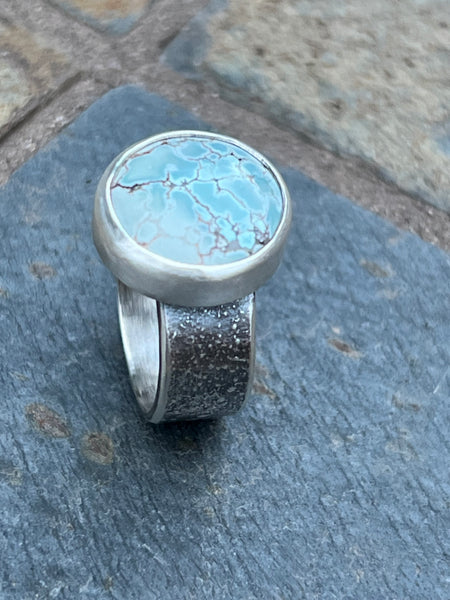 Sand Hill Turquoise ring, size 7.5