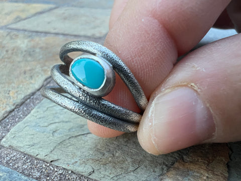 Nacozari Turquoise Ring size 9.25