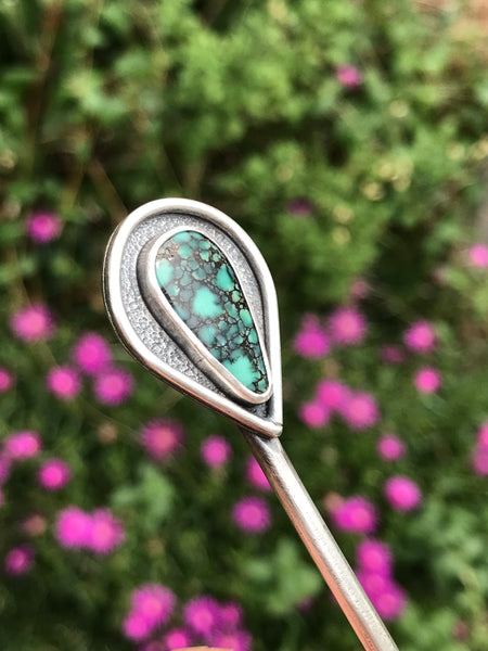 Snowville Variscite Hair Stick