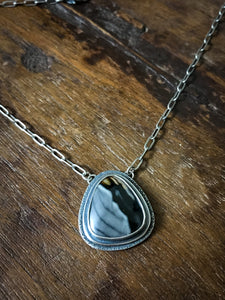 Picasso Jasper Necklace, 19 inches