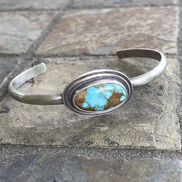 Number 8 Turquoise Cuff