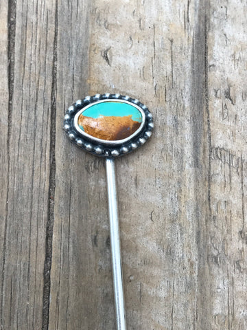 Cerillos Turquoise Hat Pin